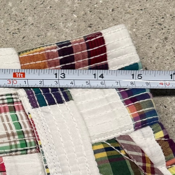 Sezane Madras Plaid Quilted Shorts - Picture 4 of 4